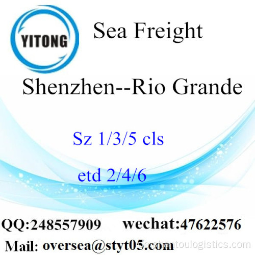 Shenzhen Hafen LCL Konsolidierung zu Rio Grande